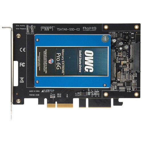 Sonnet Tempo SSD High-performance 6Gb/s SATA 2.5-inch SSD PCIe card - Add your own SSDs