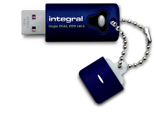 Integral Crypto Dual Flash Drive Fips 140-2 Encrypted USB 3.0