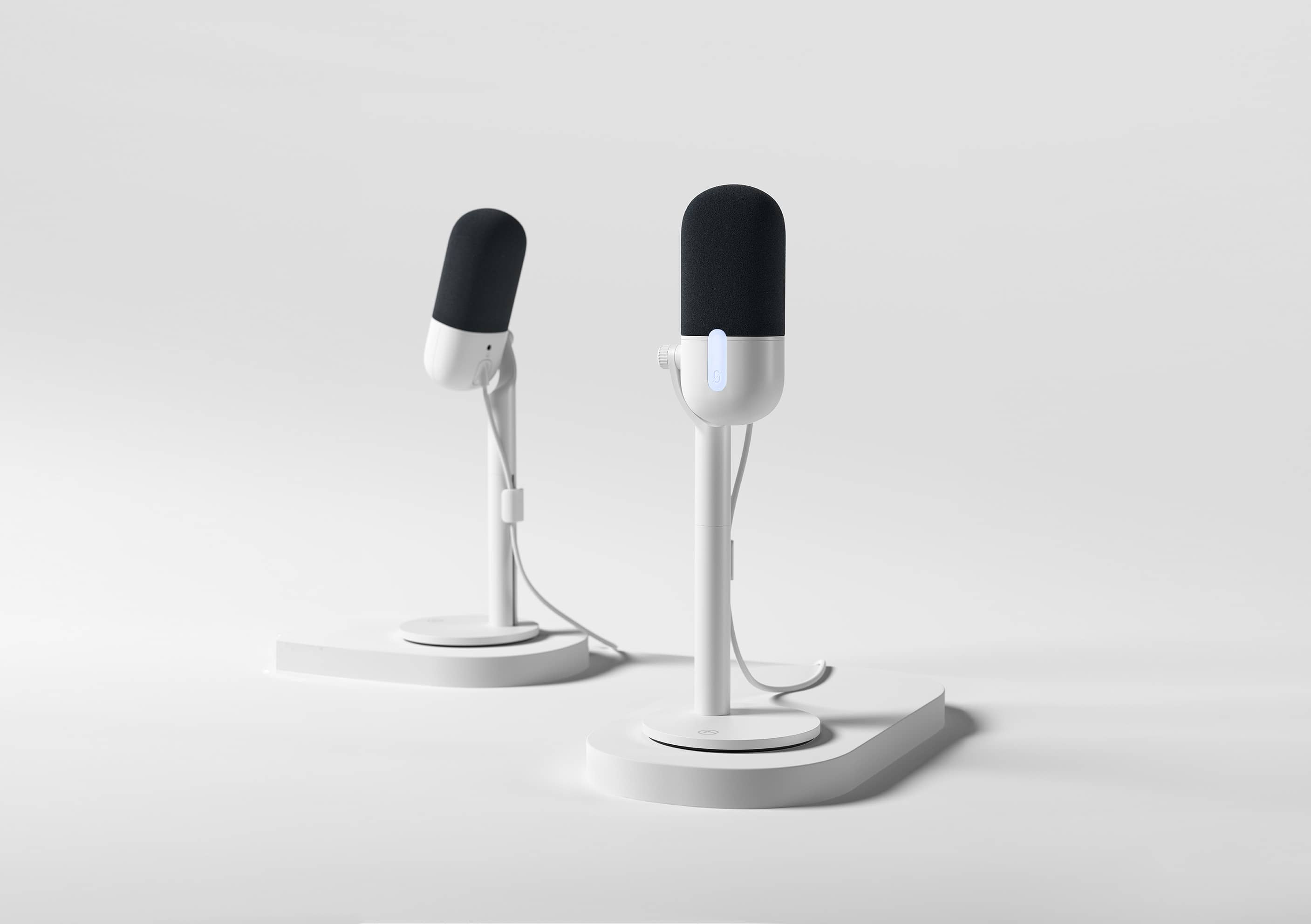 Elgato Wave Neo USB condenser microphone on desktop stand