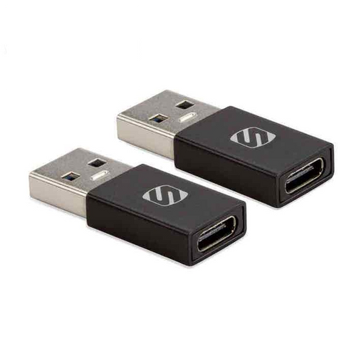 Scosche USB-A To USB-C Adapter 2-Pack