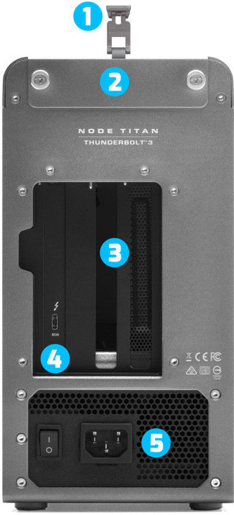 AKiTiO Node Titan Plug & Play Thunderbolt 3 External GPU (eGPU) Solution -  enclosure