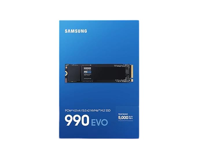 Samsung 990 EVO NVMe SSD – Fast PCIe 4.0 & 5.0 Storage Solution