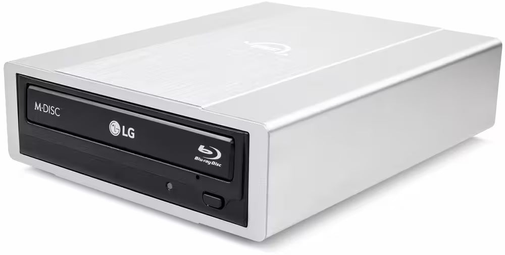 OWC Mercury Pro 16X External Blu-ray/DVD/CD Burner - USB 3.2 Optical Drive with M-DISC & BDXL Support