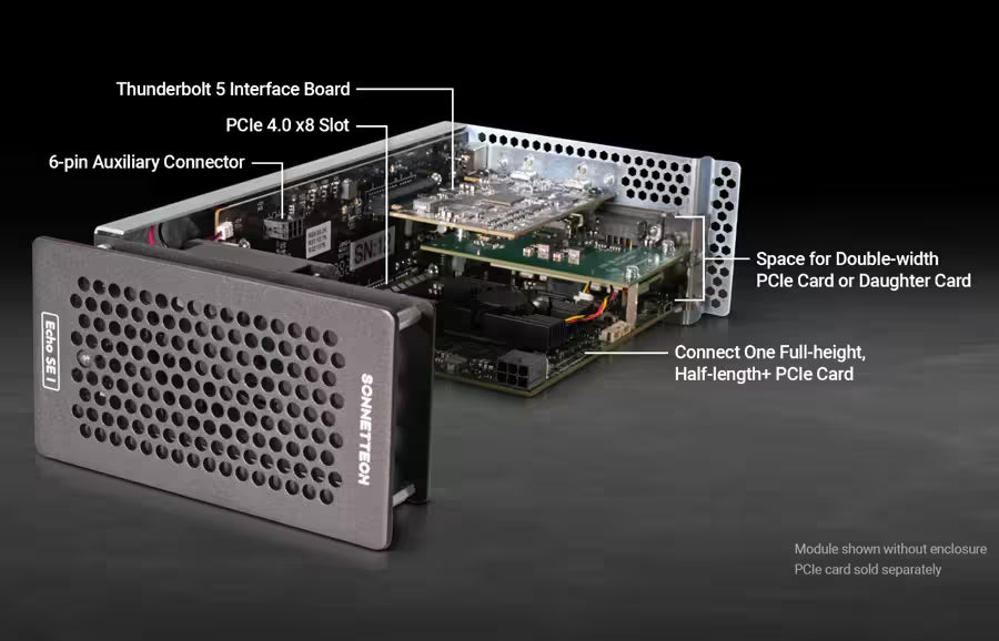 Sonnet Echo SE I T5 Thunderbolt 5 to PCIe Card Expansion System