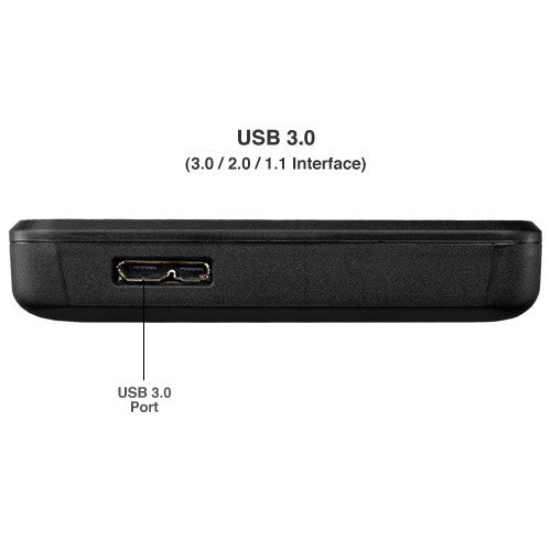 OWC Express 2.5 Inch Drive Enclosure (USB 3.0 & 2.0) - Black