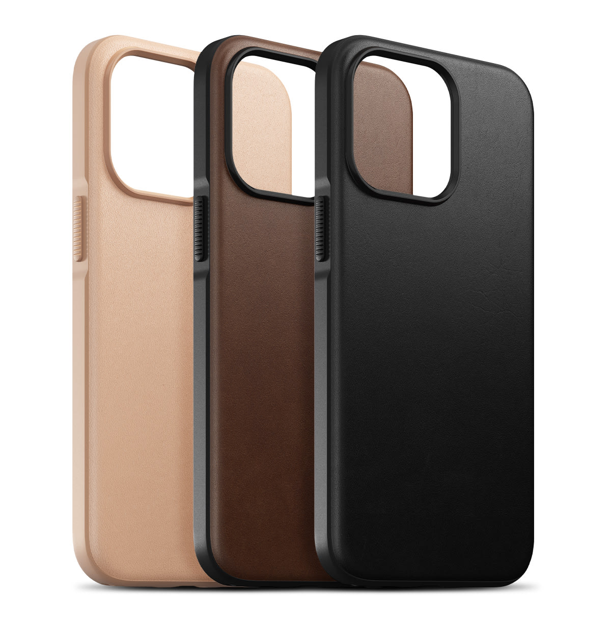 Modern Leather Case for iPhone 13 - Natural