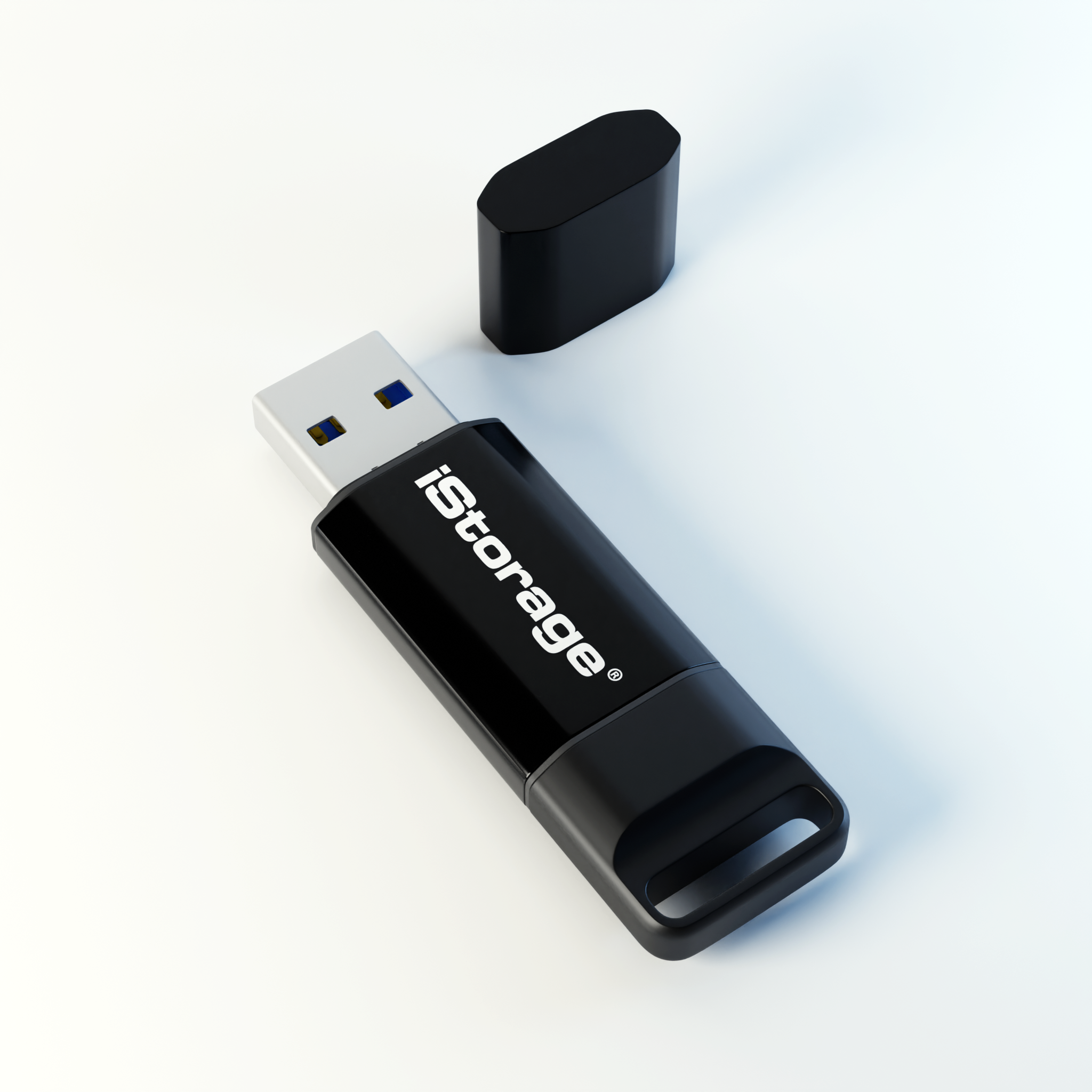 iStorage datAshur BT — biometric authentication on iPhone