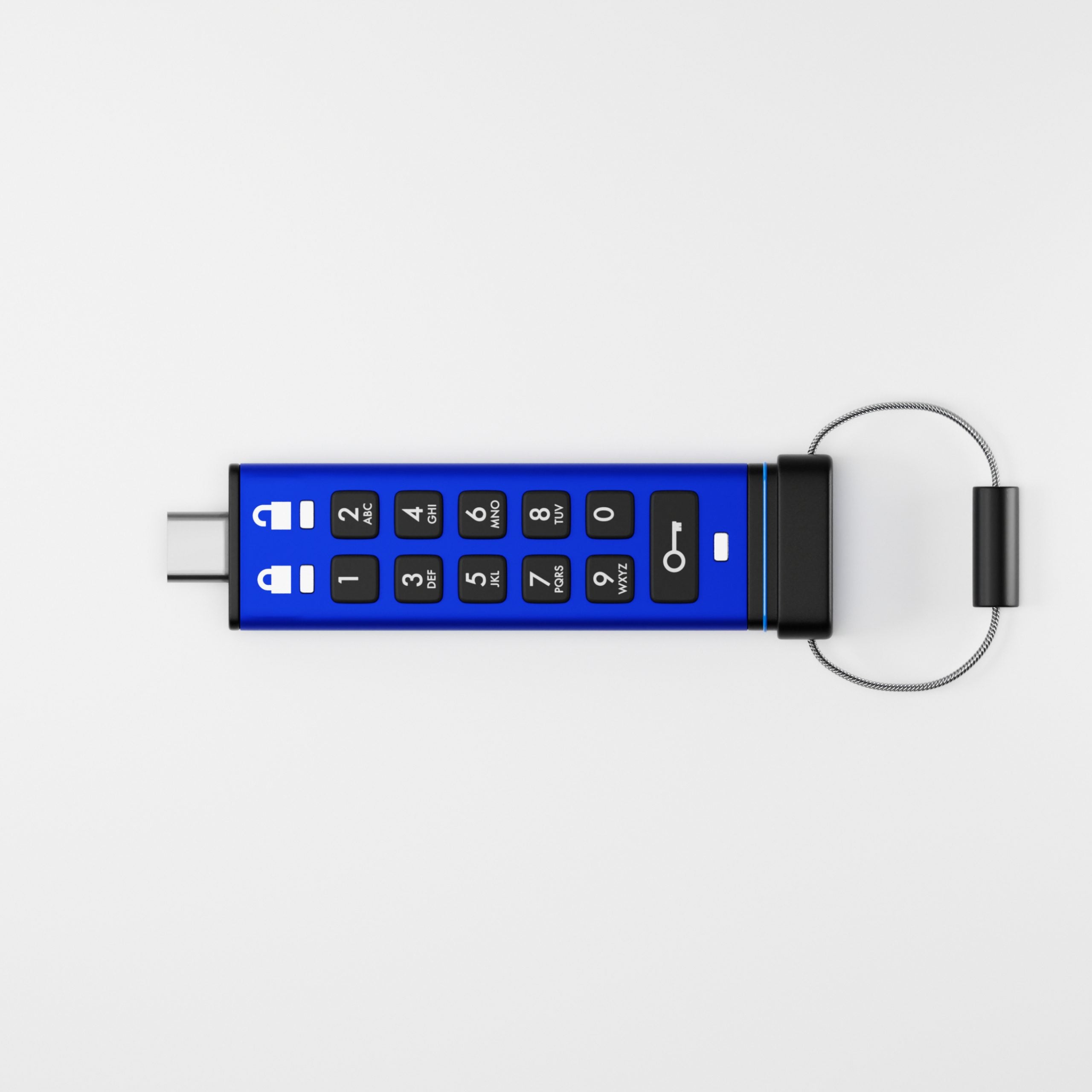 iStorage datAshur PRO+C — drive and sleeve separated