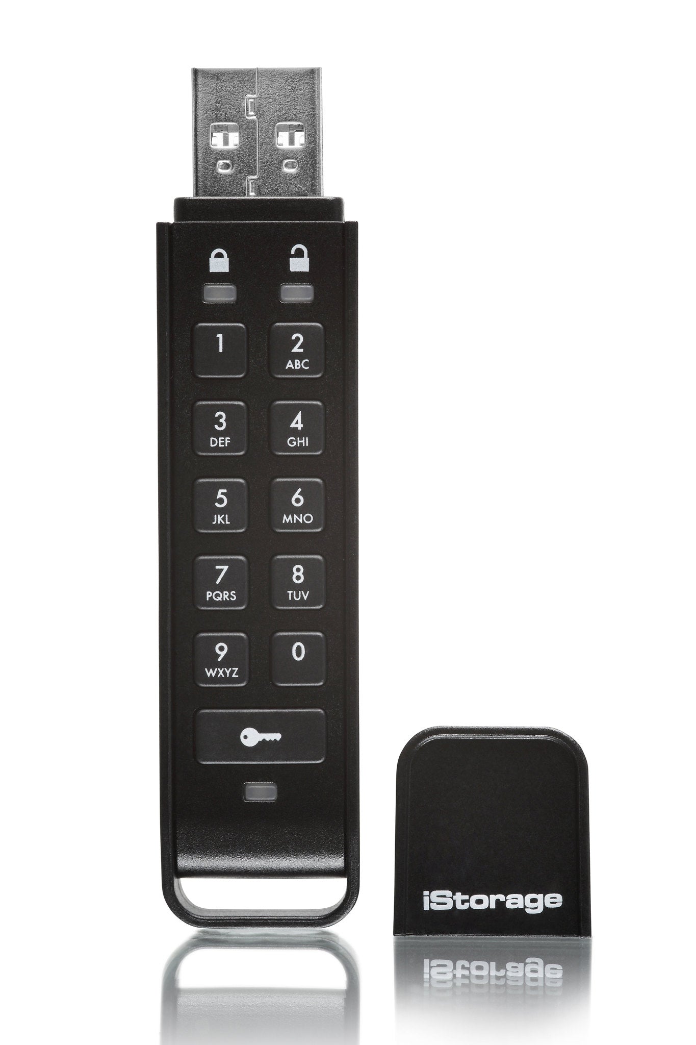 iStorage datAshur Personal2 — PIN keypad in use