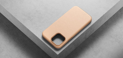 Modern Leather Case for iPhone 13 - Natural