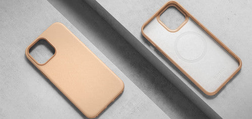 Modern Leather Case for iPhone 13 - Natural