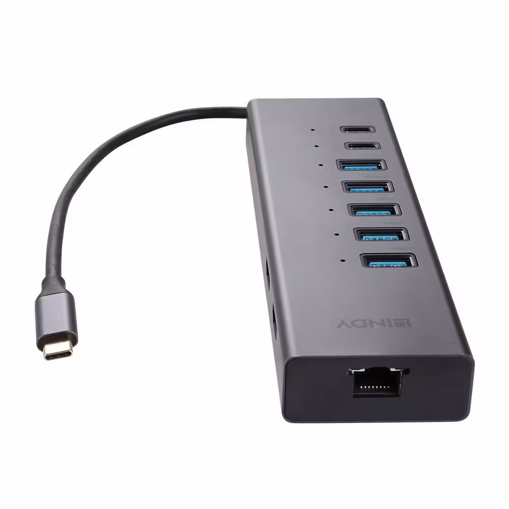 Lindy DST-Mini Duo USB-C Docking Station Dual 4K HDMI 100W PD for Mac and Laptop