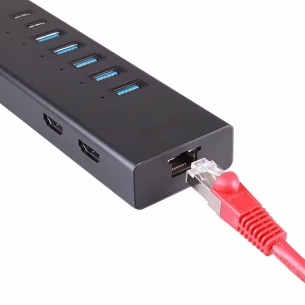 Lindy DST-Mini Duo USB-C Docking Station Dual 4K HDMI 100W PD for Mac and Laptop