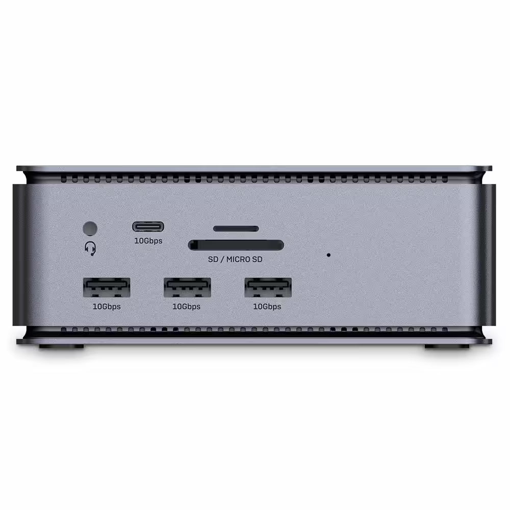 Lindy DST-Pro USB4 Laptop Docking Station with Multi Display and Gigabit Ethernet