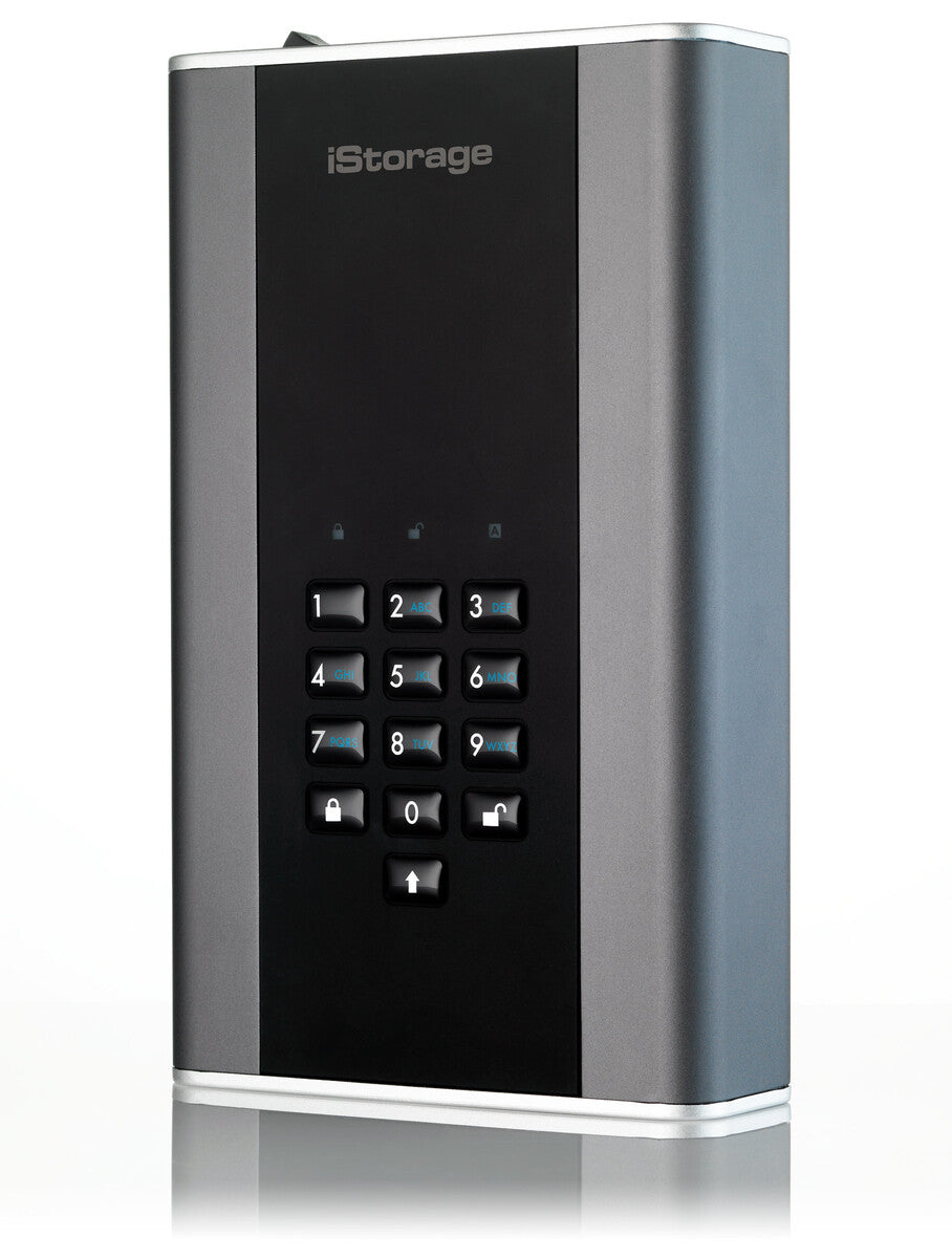 iStorage diskAshur DT2 — angled front view
