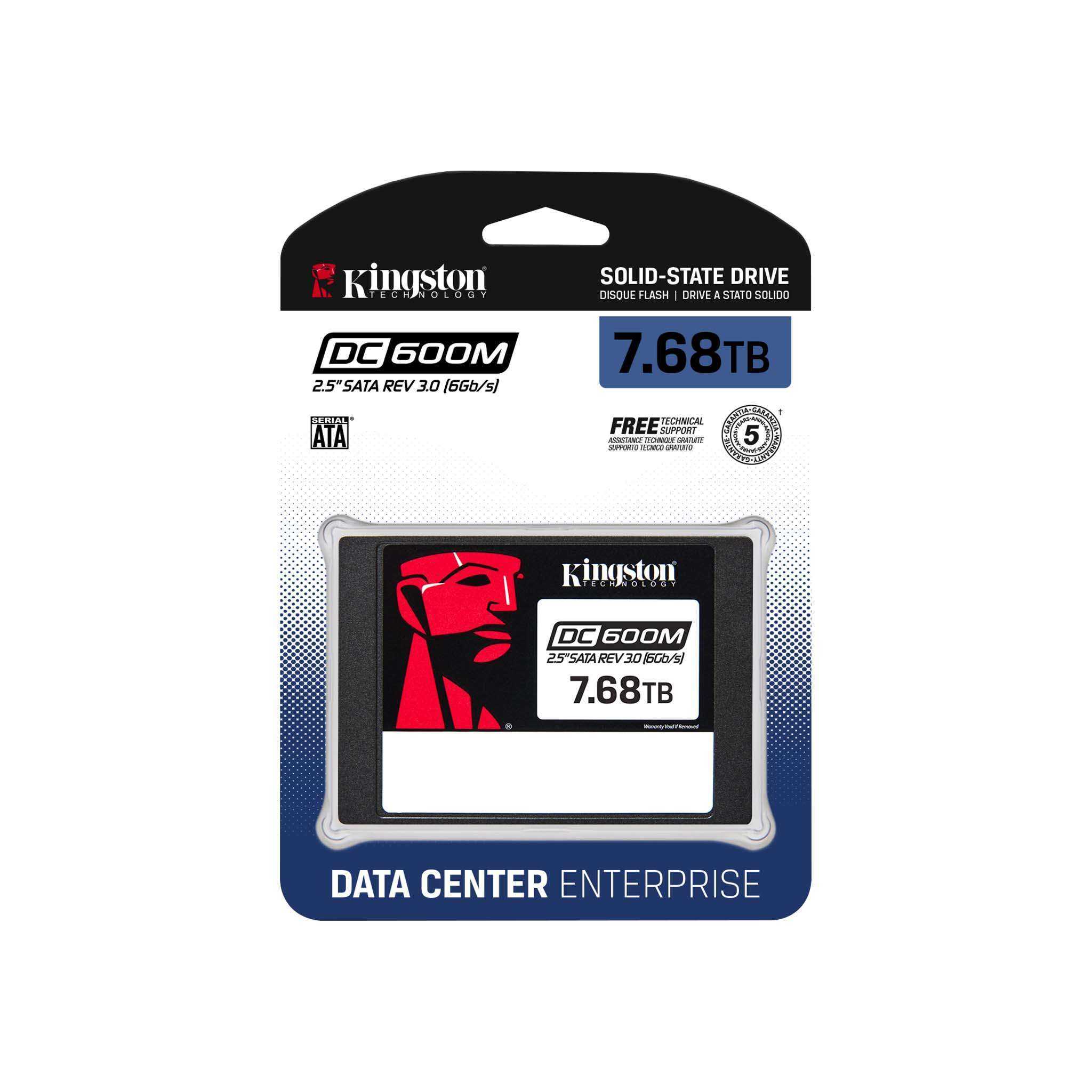 Kingston DC600M Enterprise 2.5″ SATA SSD – Data Center Solid State Drive