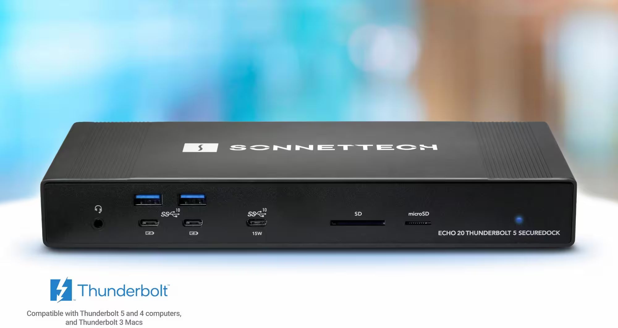Sonnet Echo 21 Thunderbolt 5 SuperDock 10Gb Ethernet 140W Dock