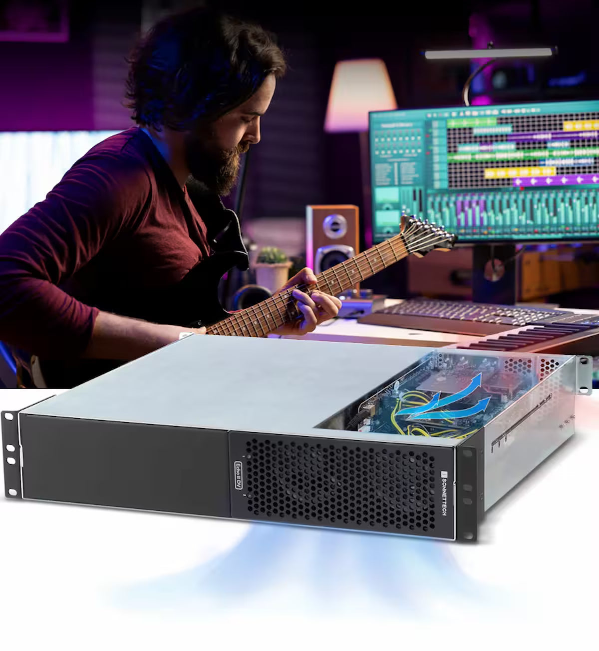 Sonnet Echo II DV T5 Rackmount – 2U Thunderbolt 5 PCIe Expansion System