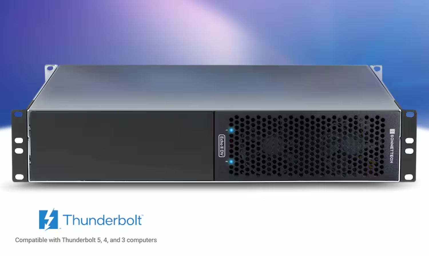 Sonnet Echo II DV T5 Rackmount – 2U Thunderbolt 5 PCIe Expansion System