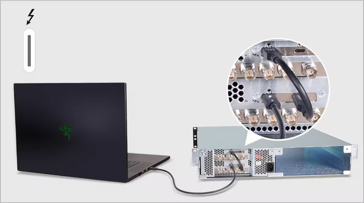 Sonnet Echo II DV T5 Rackmount – 2U Thunderbolt 5 PCIe Expansion System
