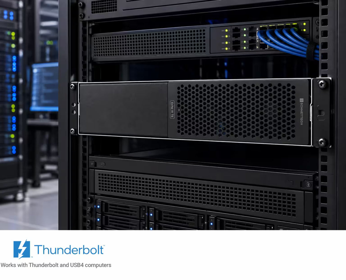 Echo III T5 Rackmount Three-Slot Full-Length Thunderbolt 5 PCIe Card Expansion System