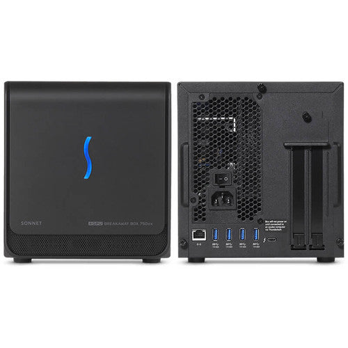 Sonnet eGPU Breakaway Box 750ex Thunderbolt 3 (eGPU Expansion System) - 1 x RJ45 and 4 x USB Type A ports