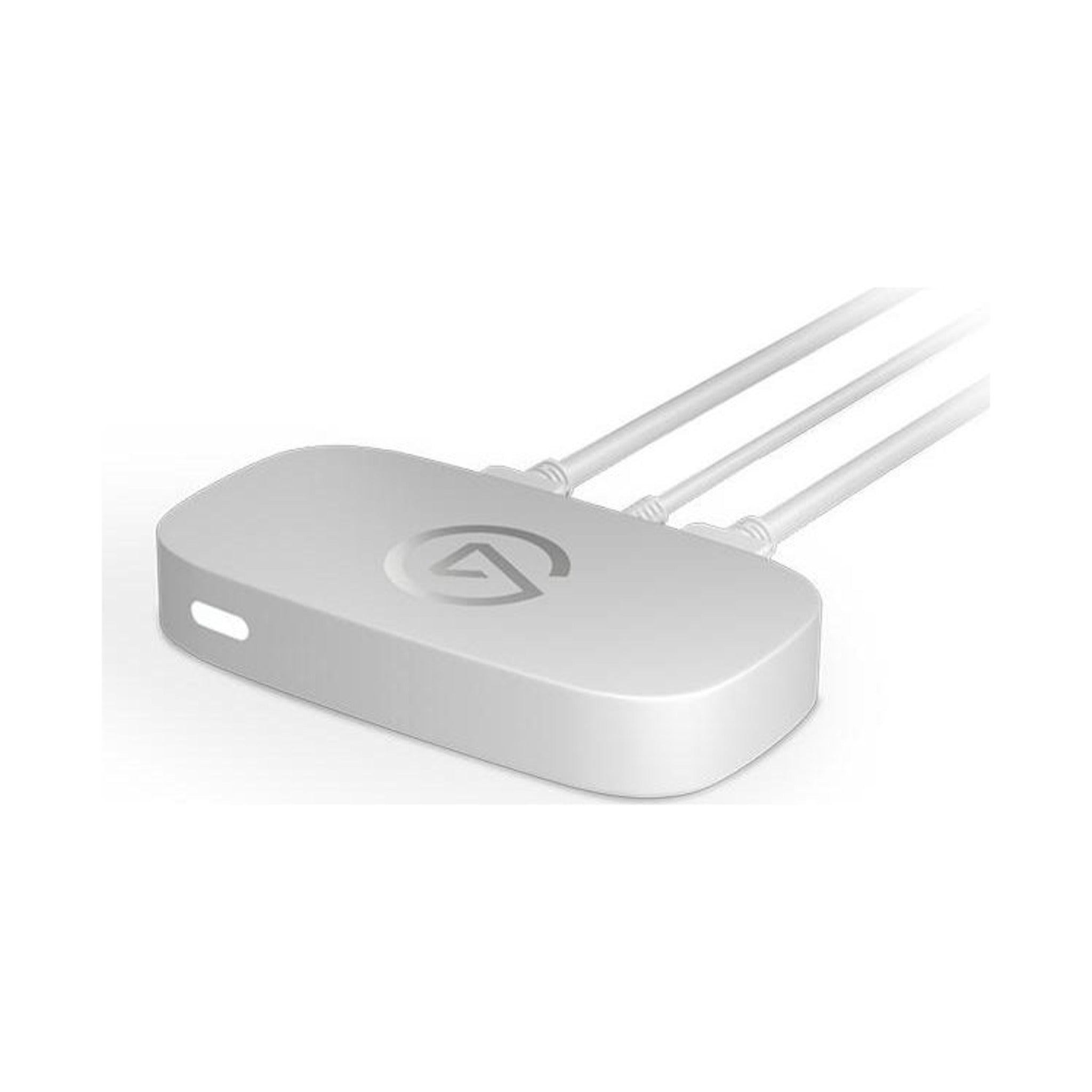 Elgato Game Capture Neo angled view with cables attached