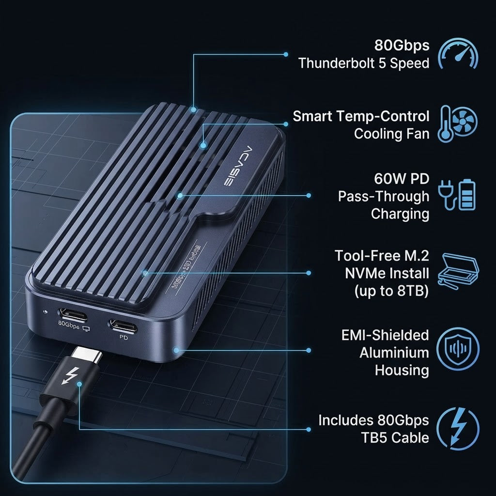 Acasis TB501 Max key features