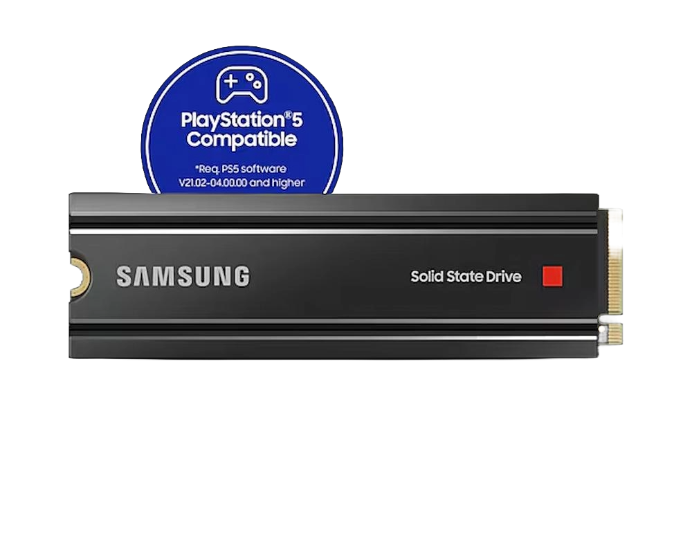 Samsung 980 Pro with Heatsink – PCIe Gen 4 NVMe SSD for High-Speed Gaming & PS5