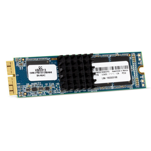 OWC Aura Pro X2 SSD Upgrade Solution for Mac Pro Late 2013 with heatsink and tools