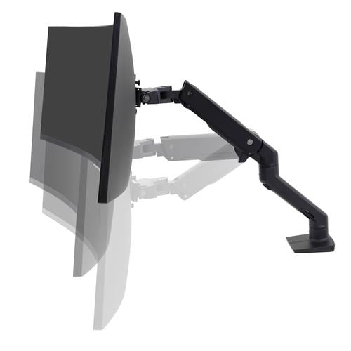 Ergotron HX Desk Monitor Arm — Matte Black