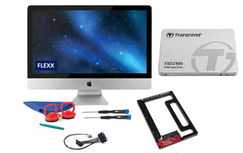 Flexx DIY Bundle with Transcend 230S SSD to swap main HDD for SSD on all 2011 iMac