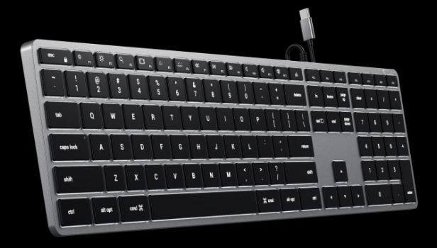 Satechi SLIM W3 Wired Backlit Keyboard