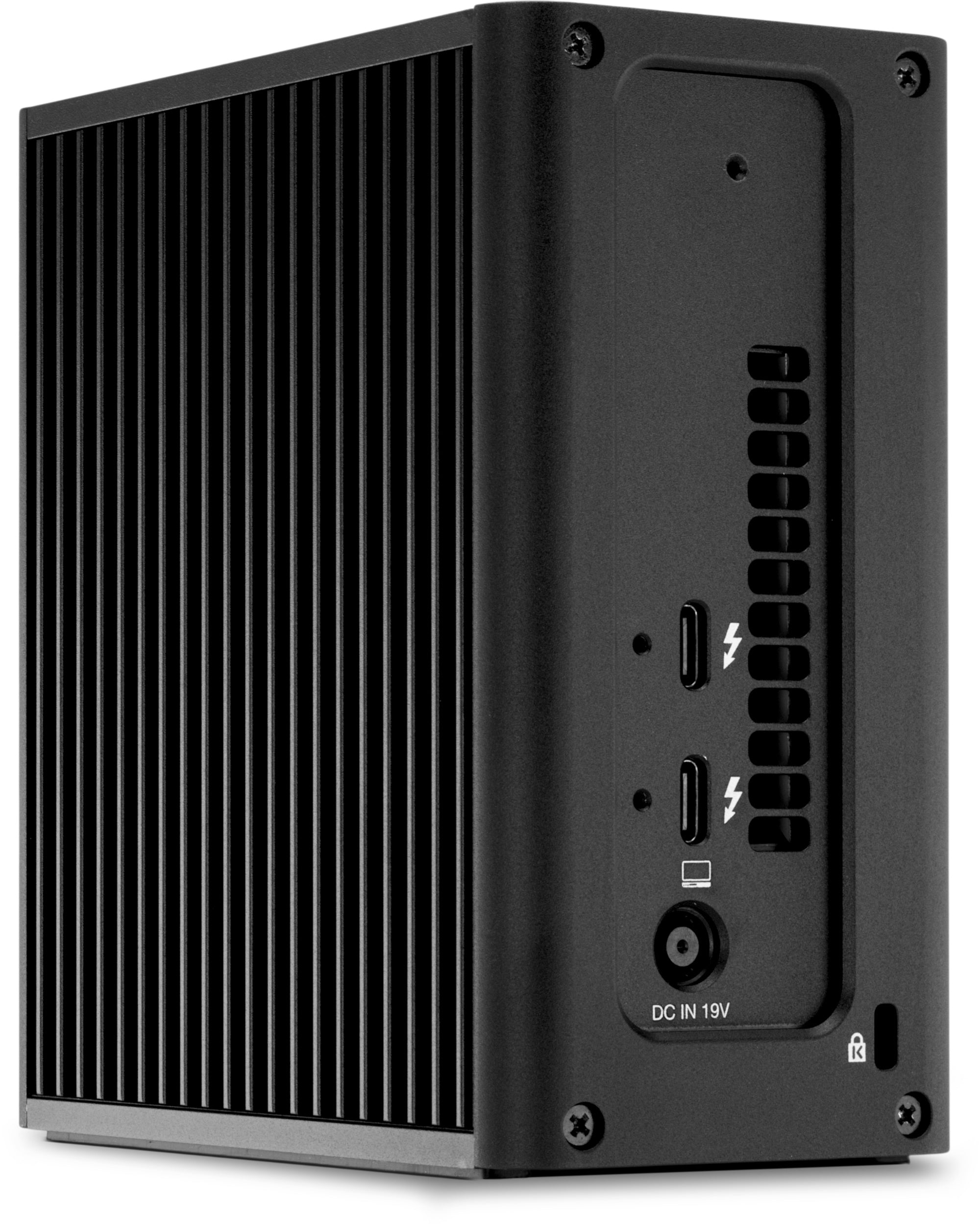 OWC Express 4M2 Ultra Thunderbolt 5 NVMe RAID Storage - rear right view