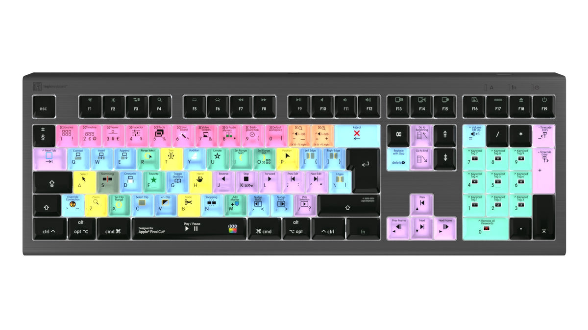 Apple Final Cut Pro ASTRA 2 Backlit Keyboard - backlit keys
