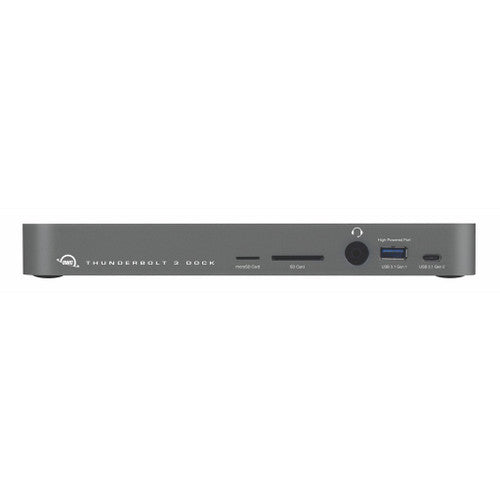 Open Box - OWC 14-Port Thunderbolt 3 Dock with Cable - Space Gray - UK 3 Pin Plug Type G