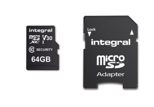 Integral Micro SD Card UHS-1 U3 V30 with adapter