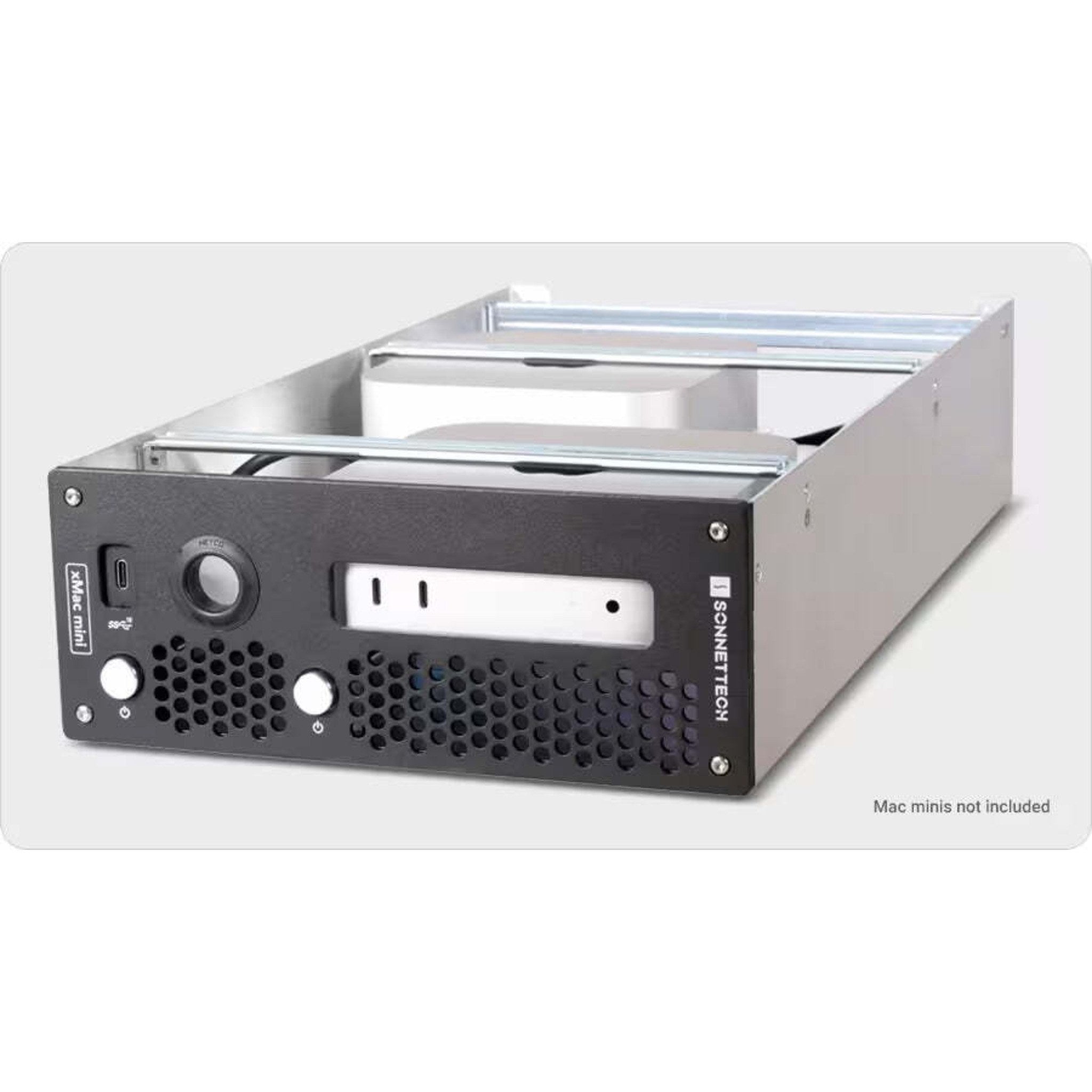 Sonnet xMac mini expansion module front view