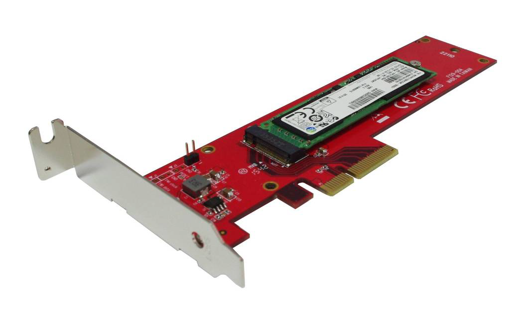 Lycom DT-129 PCIe 4.0 x4 Host Adapter for PCIe-NVMe and PCIe-AHCI M.2 110mm SSD