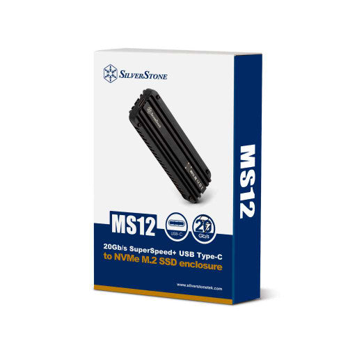 SuperSpeed 20Gbps USB 3.2 Type-C NVMe M.2 SSD portable enclosure