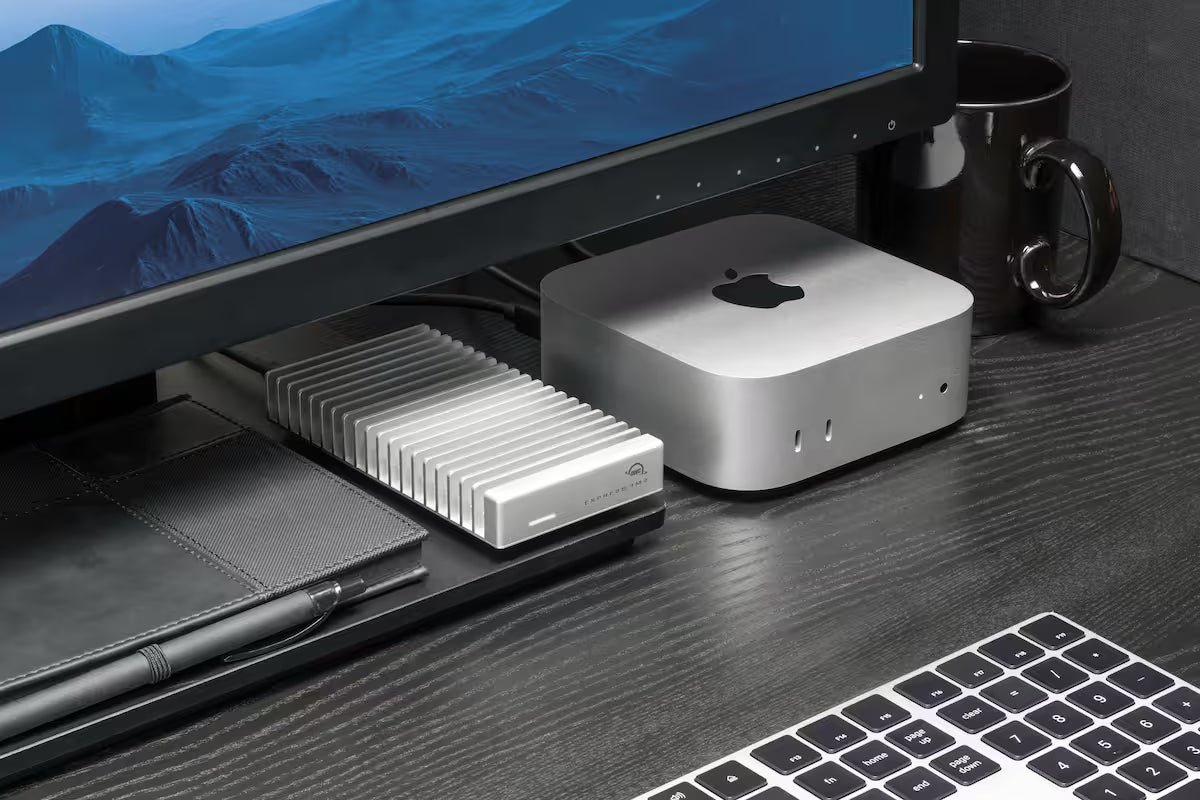 OWC Express 1M2 80G USB4/Thunderbolt 5 NVMe SSD Enclosure or Portable SSD – Up to 6000MB/s