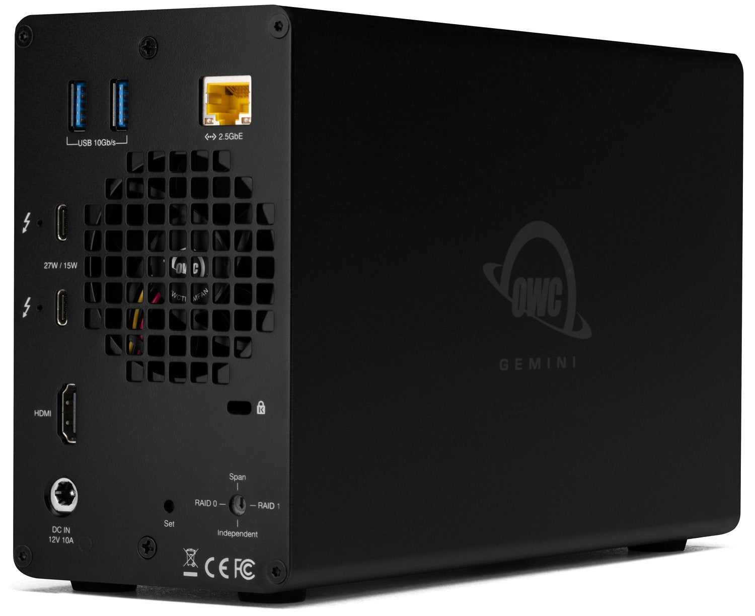 OWC Gemini — in use on desk