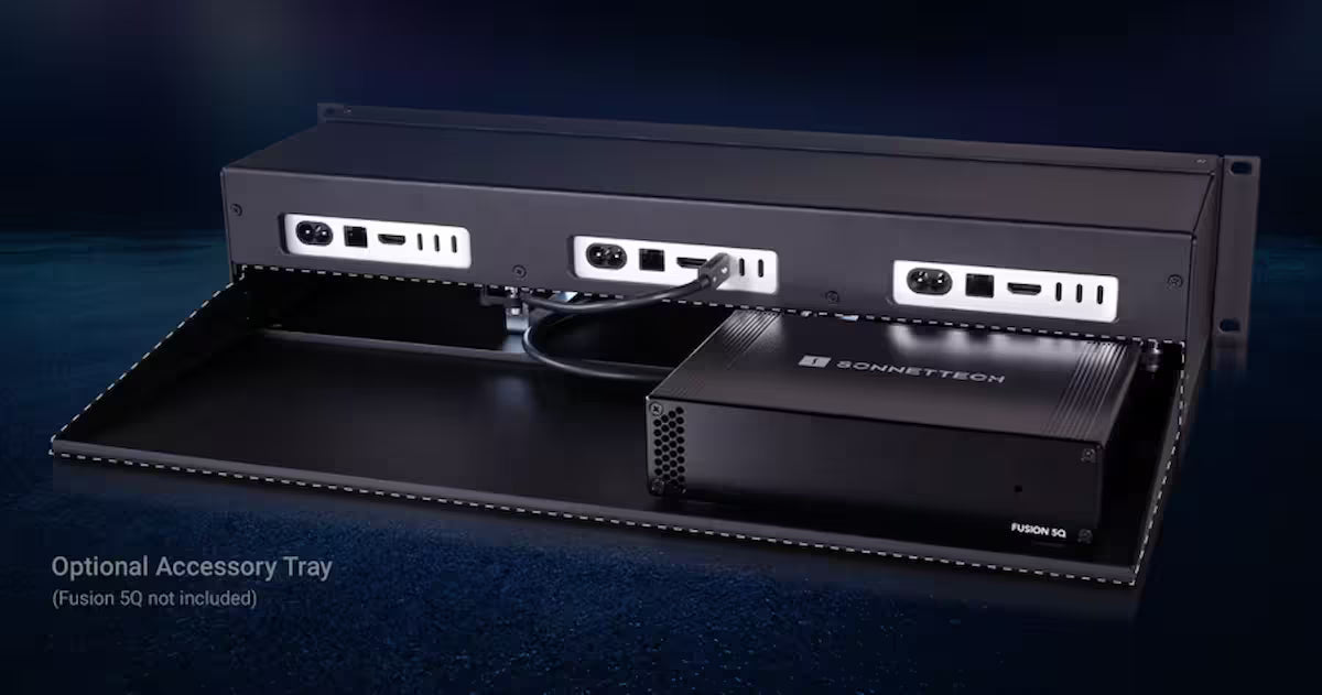 RackMac mini (2024+) – 2U Rackmount Enclosure for Up to Three Mac mini Computers