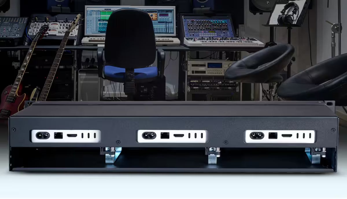 RackMac mini (2024+) – 2U Rackmount Enclosure for Up to Three Mac mini Computers