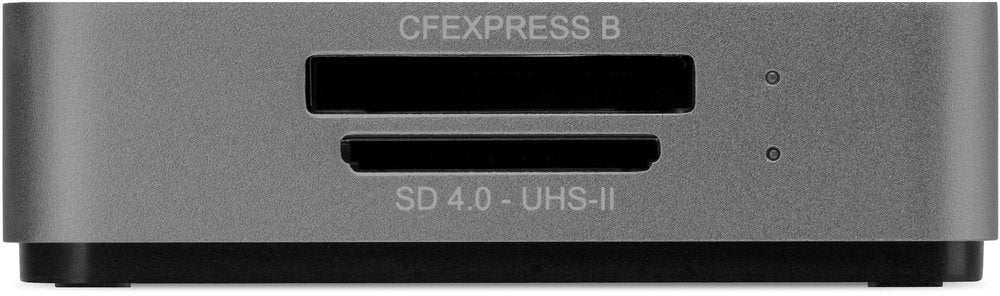 OWC Atlas Dual CFexpress + SD Card Reader - side ports