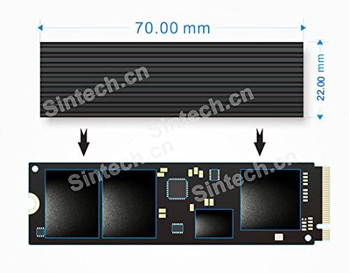 Sintech Cooling Heatsink for M.2 NGFF 2280 NVMe SSD