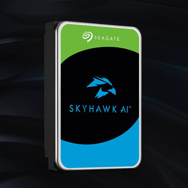 Seagate SkyHawk AI internal hard drive front view