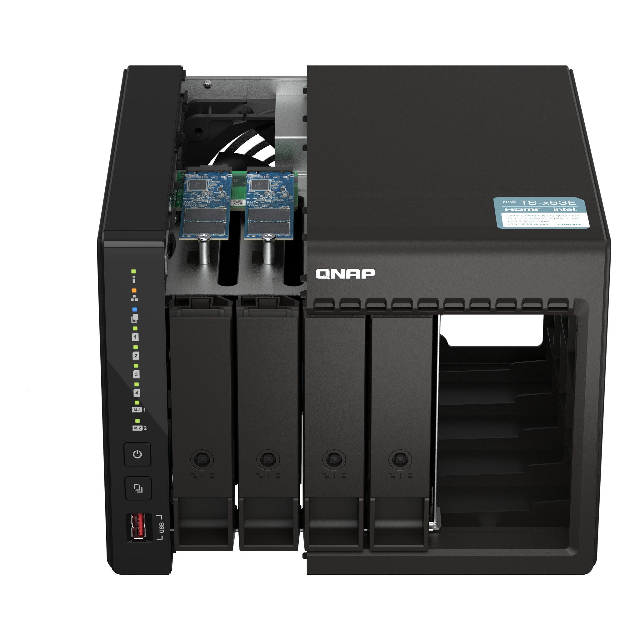 QNAP TS-453E-8G 4-Bay NAS | Dual 2.5GbE, 8GB RAM | Flexx – Flexx