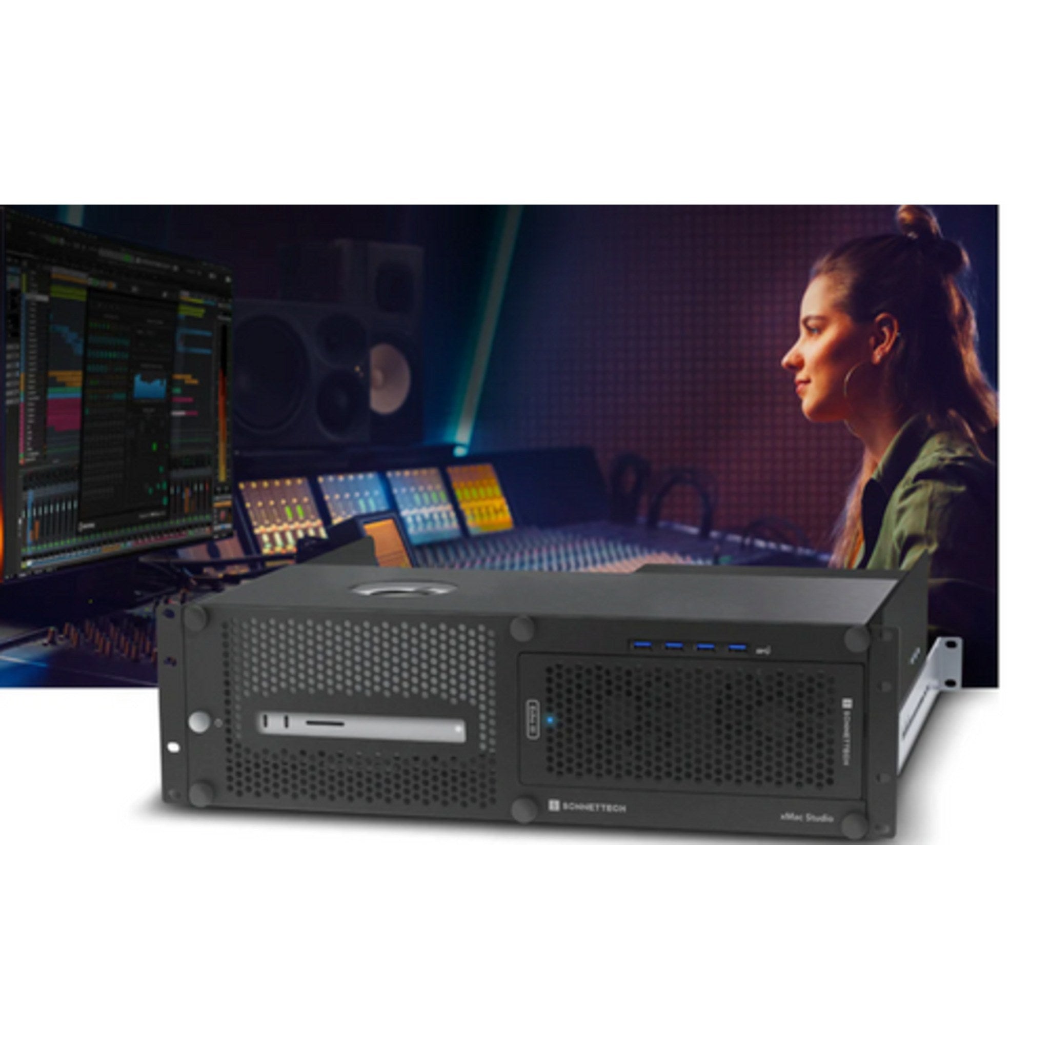 Sonnet xMac Studio enclosure with Mac Studio installed