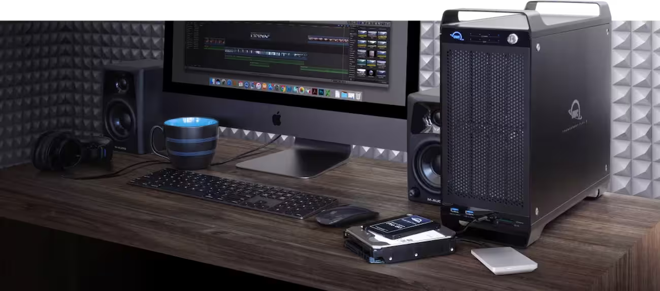 OWC ThunderBay Flex 8 Preconfigured Thunderbolt Storage and PCIe Expansion System